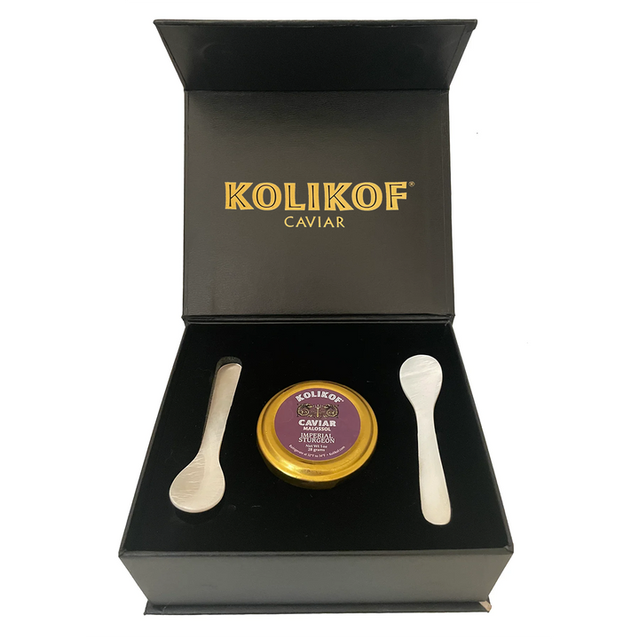 Holiday Caviar Gift 28g or 50g - (Gift Box, 2 Spoons & 1 Key)