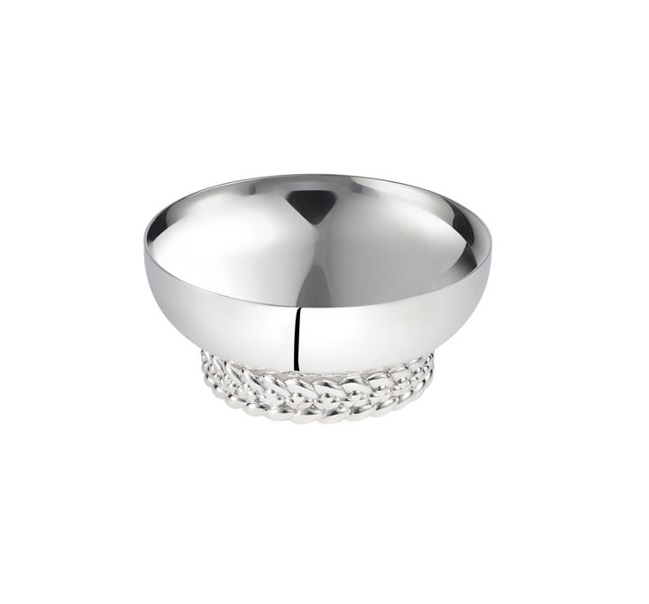 Christofle Silver Babylone Small Silver Plated Bowl