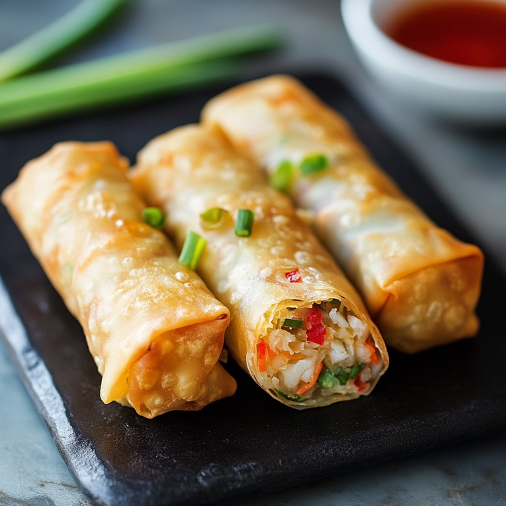 Huge Crispy Crab Spring Rolls 6"